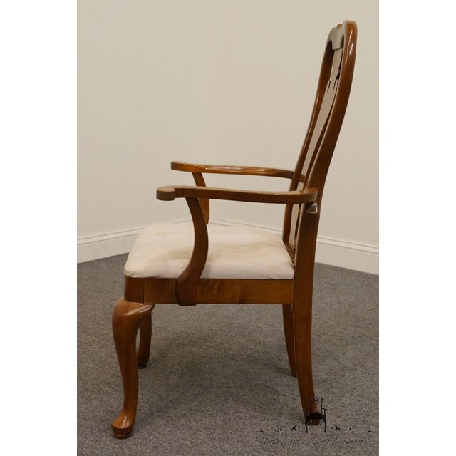 Thomasville Furniture Winston Court Collection Queen Anne Dining Arm Chair Chairish