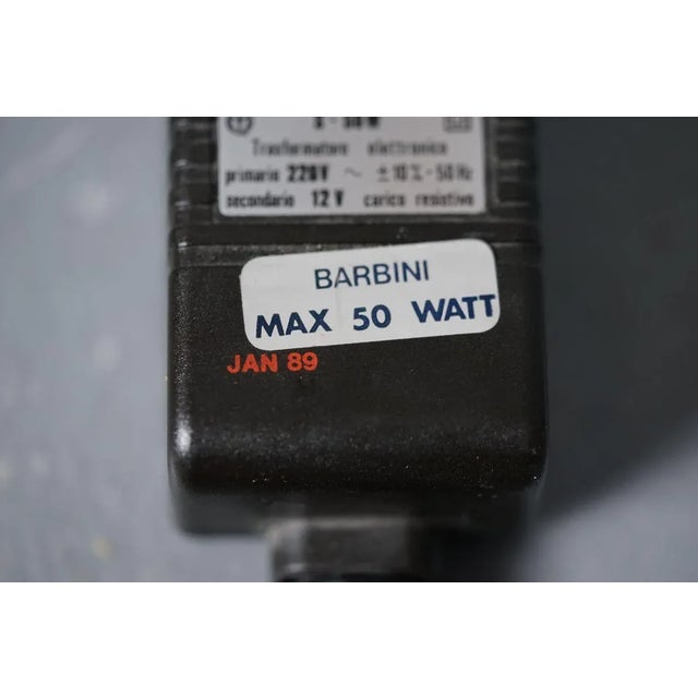 Minimalistic Murano Floor Lamp by Alfredo Barbini for Barbini, 1983 For Sale - Image 9 of 10