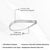 Hallmarked 925 Cubic Zirconia Hinged Wavy Bangle Bracelet for Women - Christmas Gift For Sale - Image 10 of 13