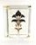 “Sovereign” Art Deco Floral Fragment| Hand-Textured Acrylic Frame Wall Art For Sale - Image 9 of 9
