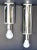 Set of 2 Staff Leuchten Chrome & Plastic Space Age Designed by Motoko Ishii 70 For Sale - Image 9 of 13