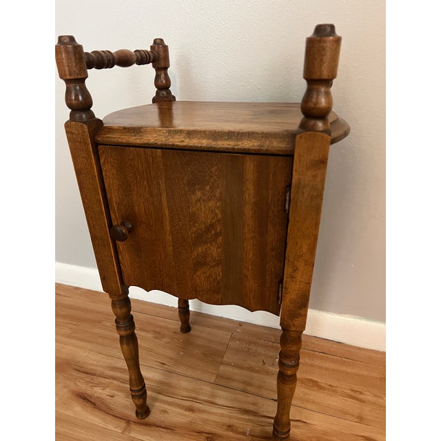 Antique Solid Walnut Humidor Cabinet Tobacianna For Sale In Philadelphia - Image 6 of 6