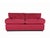 Crimson Alcantara Two-Seater Sofas by Piero Ranzani for Elam, 1960s, Set of 2 For Sale - Image 3 of 15