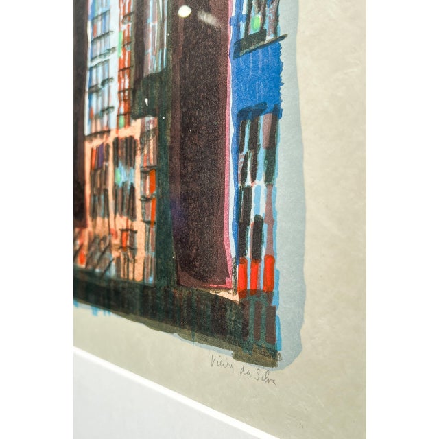 Mid-Century Modern Maria Helena Vieira Da Silva, Transylvanie, 1974, Lithograph, Framed For Sale - Image 3 of 9