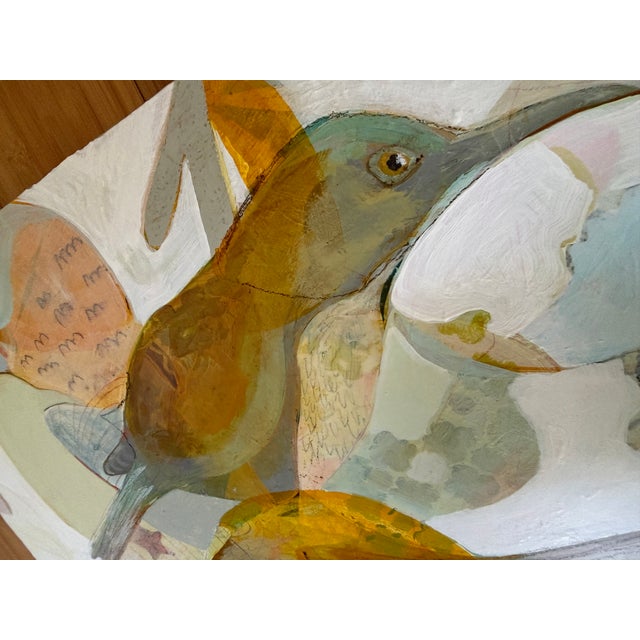 “Thrashers and Flowers” a Fun Bird Painting by LWren Walraven For Sale - Image 14 of 16