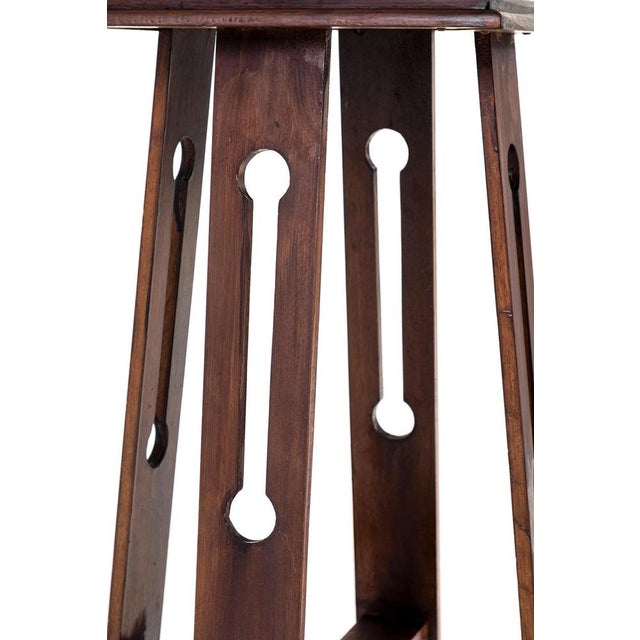 Arts & Crafts Mahogany Plant Stand For Sale - Image 10 of 13