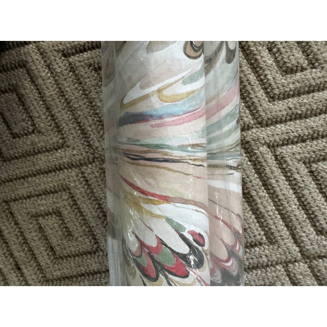 Paper Taplow Paper - Juniper/Petal by Lee Jofa For Sale - Image 7 of 10
