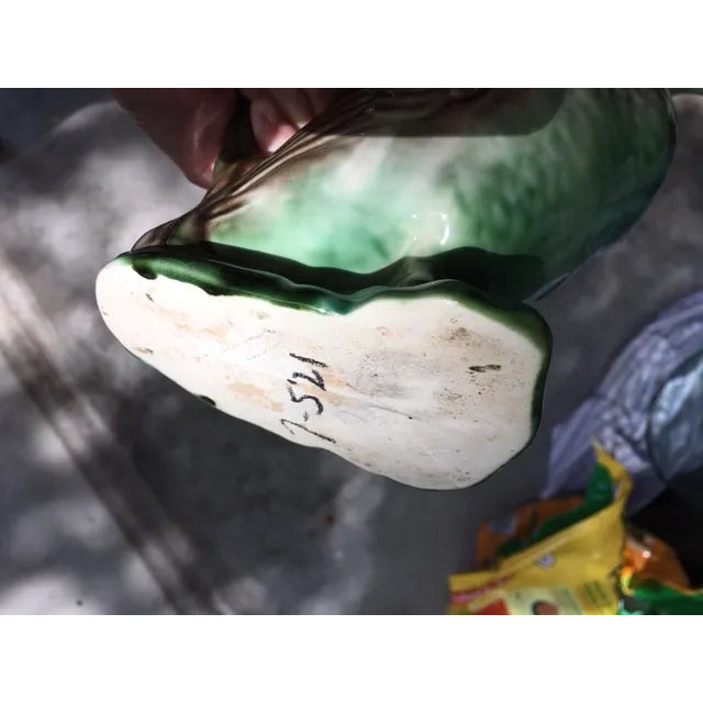 Majolica Duck Pitcher For Sale - Image 9 of 10