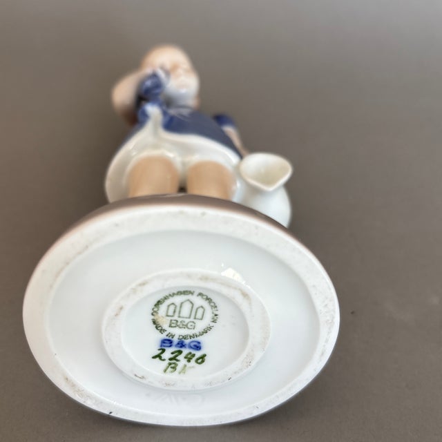 1950s Bing &Grondahl Girl Crying Over Spilled Milk For Sale - Image 10 of 12