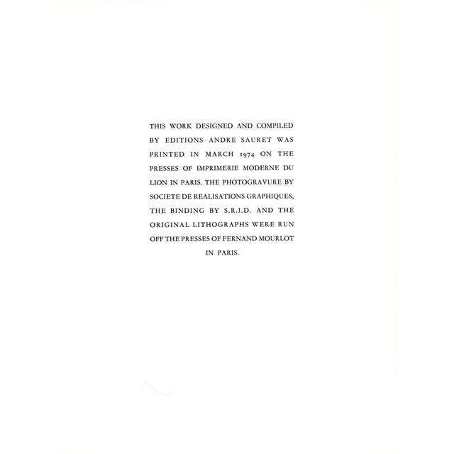 1970s 1974 Lithograph Cover Diptych by André Minaux For Sale - Image 5 of 5