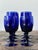 Vintage Cobalt Stemware - Set of 8 For Sale - Image 11 of 12
