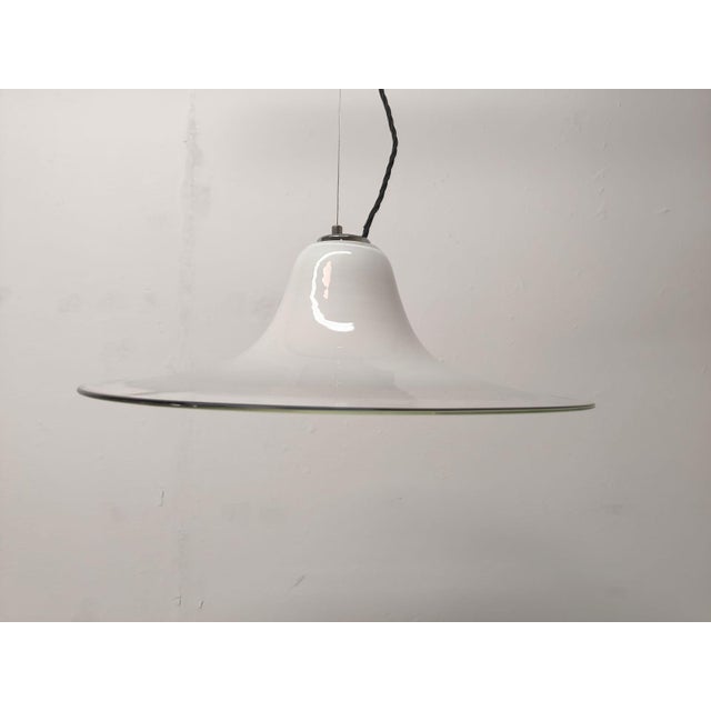 Black Murano Glass Disc Suspension, 1970s For Sale - Image 8 of 11