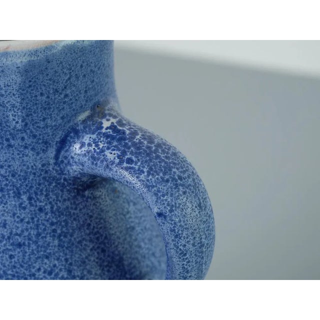 Blue Mid-Century Danish Krug from Ceramic, 1960s For Sale - Image 8 of 11