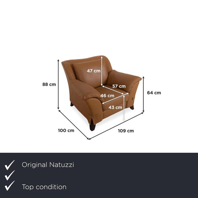 with this Natuzzi armchair, you bring Italian craftsmanship and a wonderfully warm feeling of comfort directly into your...