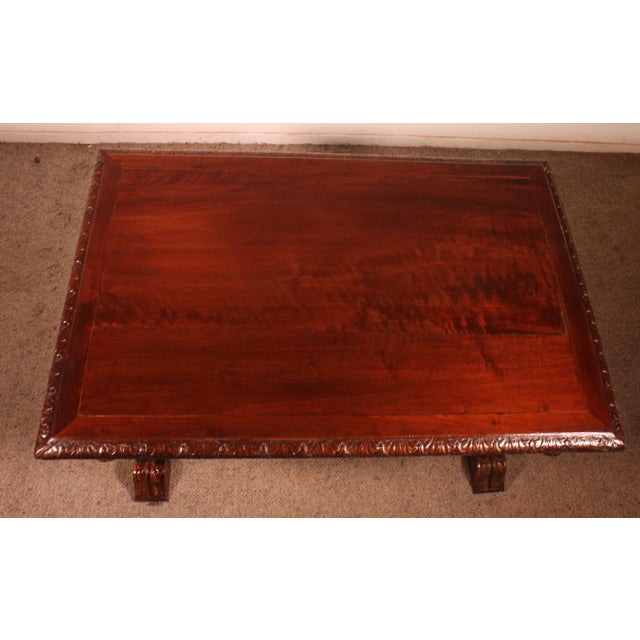 Renaissance Walnut Center Table For Sale - Image 14 of 15