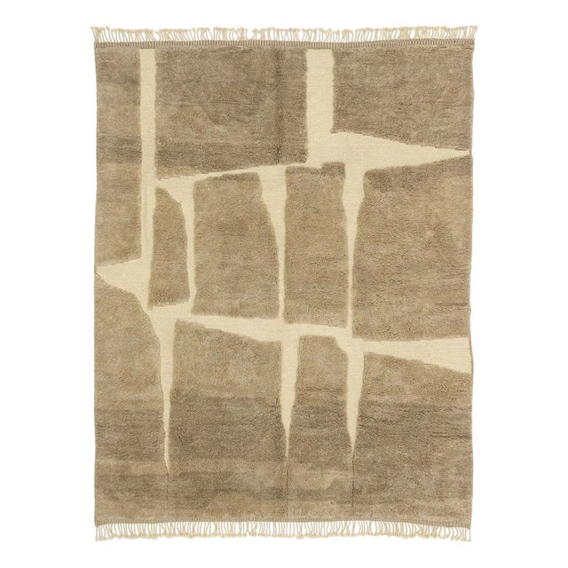 Hand-Knotted Wool Premium Rug by Azele Studio For Sale
