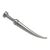 Ottoman Silver Dagger (Hançer), Turkey, 19th Century For Sale