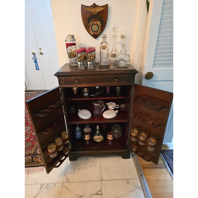 Vintage Classic Modern Mid Century Era Bar Cabinet For Sale - Image 13 of 13