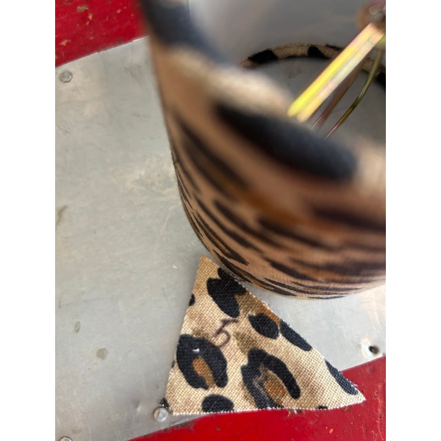 Mary Jane McCarty Designs Leopard Print Chandelier Shade For Sale - Image 4 of 4
