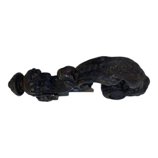 18th Century French Iron Door Knocker For Sale