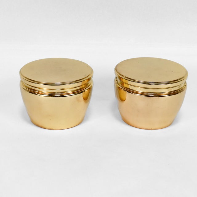 Mid 20th Century Pair of Tiffany & Co. Gilt Sterling Silver Boxes, No. 21618 For Sale - Image 5 of 17