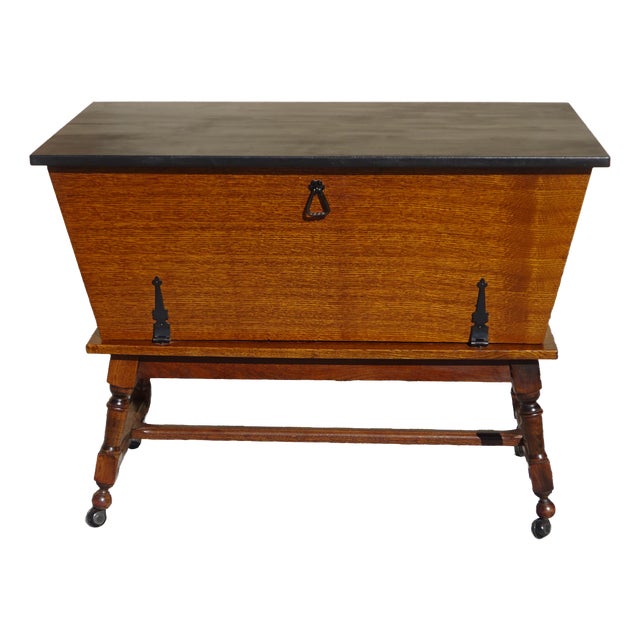 Kneading Trough on Casters, 1980s For Sale