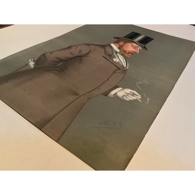 Antiquarian Print - The Duke of Wales - King Edward VII Provenance: Vanity Fair, December 14, 1878 Medium : Lithography on...