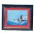 Nautical Folk Art Sailboat Painting – Framed Coastal Wall Art For Sale