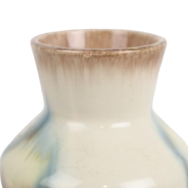 Cream West German Vases with Abstract Marble Pattern by Bay Keramik, 1960s, Set of 2 For Sale - Image 8 of 11