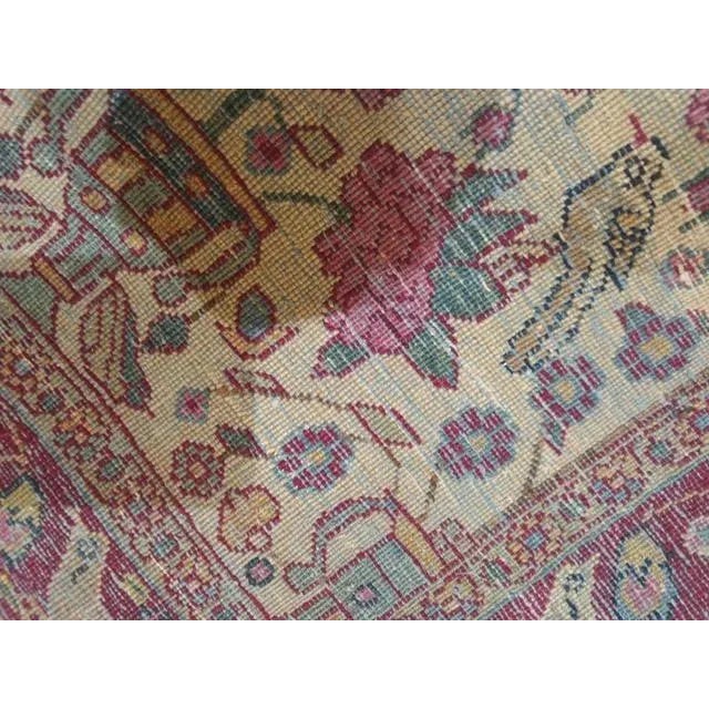 1940s Persian Tehran Pictorial Rug For Sale In New York - Image 6 of 8