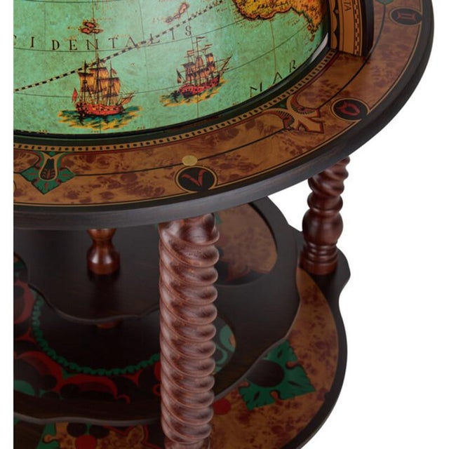 Bacchus Lagoon Globe Bar by Zoffoli Mappamondi For Sale - Image 4 of 8