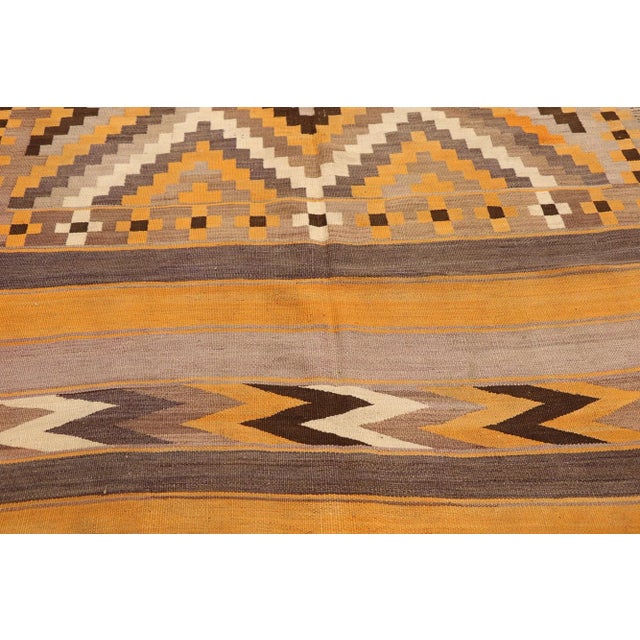 Vintage Afghan Maimana Kilim Rug - 05'04 X 12'00 For Sale - Image 4 of 9