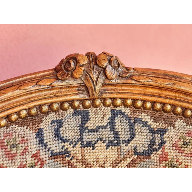 Rococo Armchairs with Tapestry Upholstery, Set of 2 For Sale - Image 6 of 11