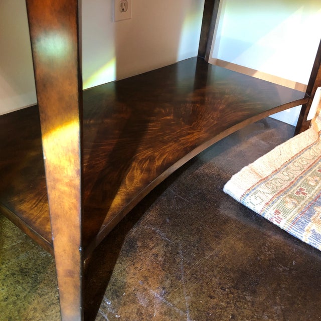Brown Vintage Mahogany and Marble Top Occasional Table For Sale - Image 8 of 13