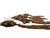 2000 - 2009 Set of 6 Ornate Antique Gold Starburst Tassel Christmas Ornaments For Sale - Image 5 of 5
