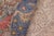 Textile Art Nouveau 1990's Vintage Coral/Blue Wool Rug - 9'5'' X 12'7'' For Sale - Image 7 of 10