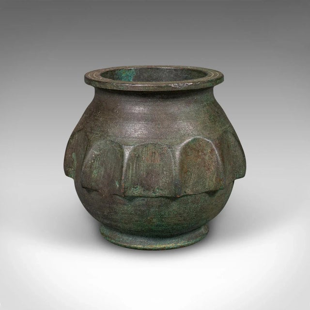 Victorian Small Antique Calligraphy Ink Pot , Japanese, Meiji, Bronze Inkwell, Victorian For Sale - Image 3 of 8