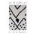 Rug & Kilim’s Moroccan Custom Rug With Geometric Design in Soft White For Sale