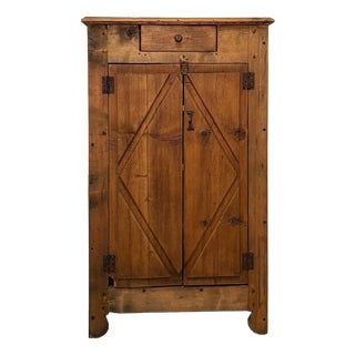 19th Century Fir Cabinet For Sale