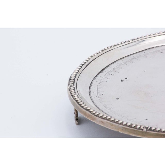 Plain Silver Ticket Box with Engraving, in Very Good conditions. Designed before 1890 This piece has an attribution mark,...