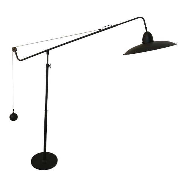Large Restoration Hardware Counterbalance Floor Lamp For Sale