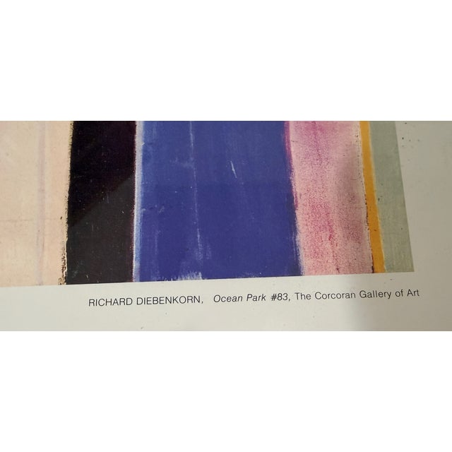 Mid-Century Modern 1980s Kennedy Center 10th Anniversary Poster Featuring Richard Diebenkorn (1981) For Sale - Image 3 of 3
