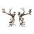 Antler Candelabra Black Forest Decor For Sale