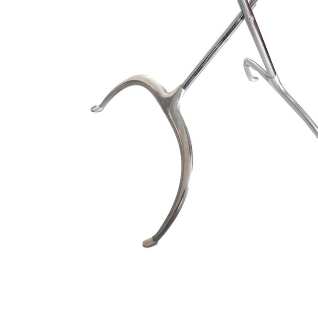 Metal Italian Leopoldo Side Table by A. Citterio & G.O. Löw for Kartell, 1990s For Sale - Image 7 of 8