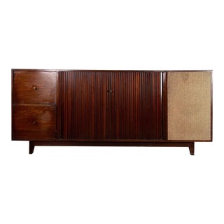Mid Century Modern Custom Stereo Cabinet For Sale