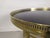 Coffee Table in Brass and Black Glass, 1970s For Sale - Image 12 of 16