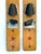 American Circa 1940s Wood Delta Champ Waterskis Bathing Beauty Graphics, Pair For Sale - Image 3 of 6
