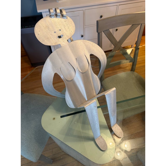 1980s 1980s Postmodern Fred Garbotz Girl Magazine Holder For Sale - Image 5 of 6