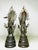 1900 - 1909 Pair of Antique Thai Bronze Kinnaris Figurines For Sale - Image 5 of 18