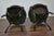 English Midcentury Period Dark Lacquered Side Tables with Neoclassical Accents For Sale - Image 4 of 12